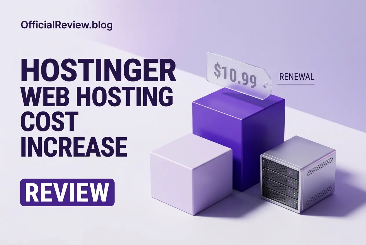 3D bar chart comparing introductory hosting rates to higher renewal prices.